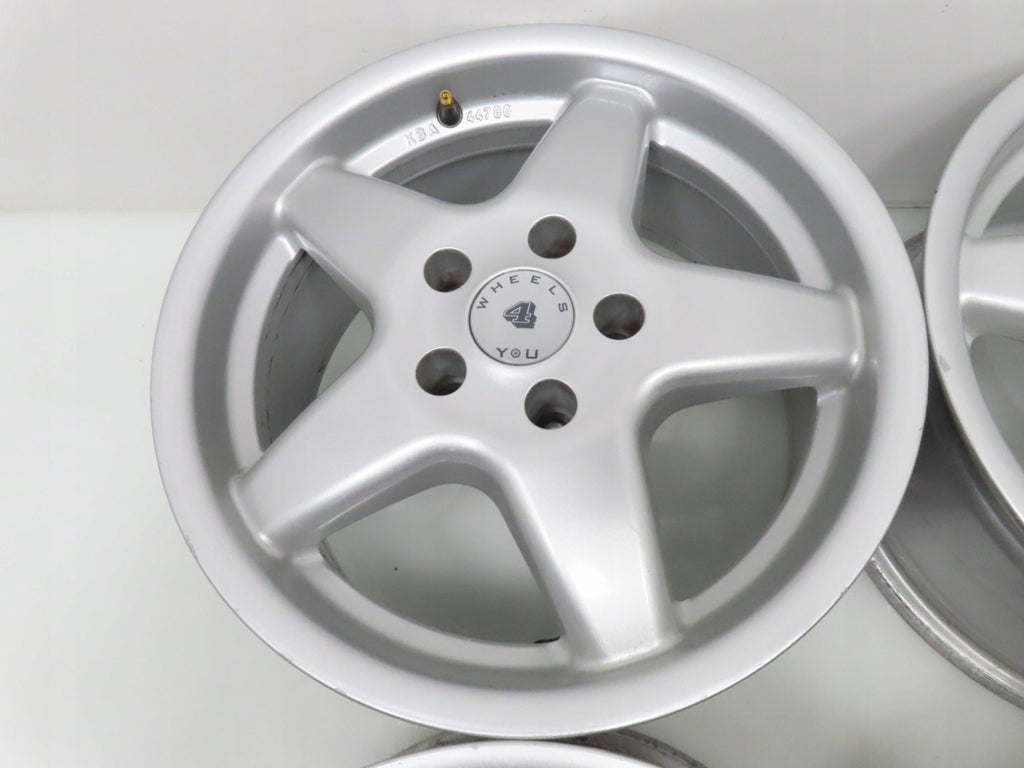 4x Alufelge 16 Zoll 7.5" 5x112 35ET Silber KBA44786 Audi I Rim Wheel FEL5830777155dl