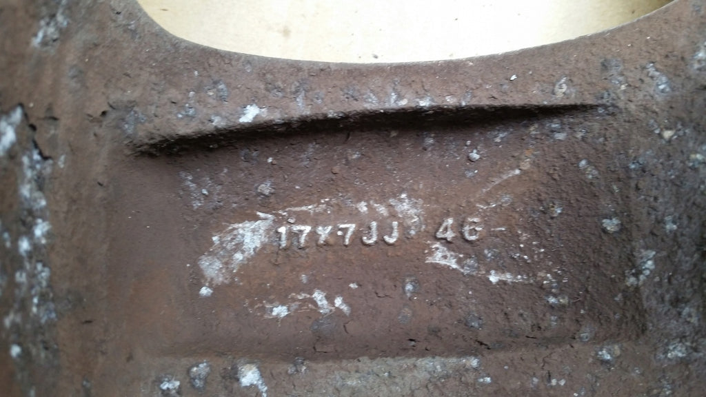 1x Alufelge 17 Zoll 7.0" 5x114.3 Mitsubishi Rim Wheel