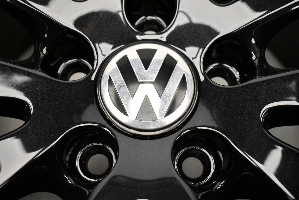 4x Alufelge 16 Zoll 7.0" 5x112 45ET Glanz Schwarz 3C0601025C VW Passat Rim Wheel FEL9236843685ie