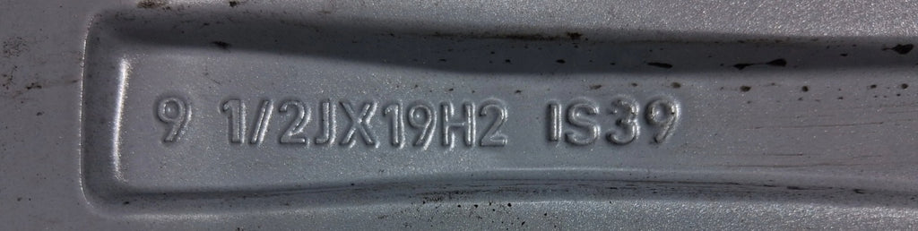 1x Alufelge 19 Zoll 9.5" 5x112 39ET Glanz Silber 6861226 BMW G32 G11 G12 FEL2570993223gf