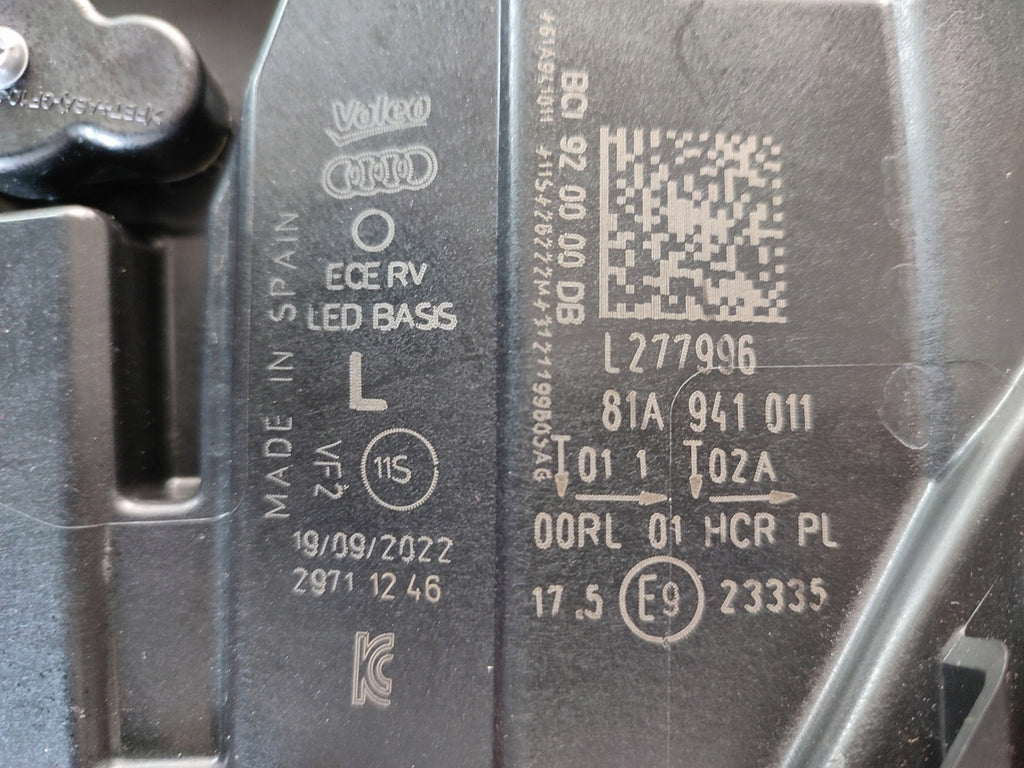 Frontscheinwerfer Audi Q2 81A941011 LED Links Scheinwerfer Headlight