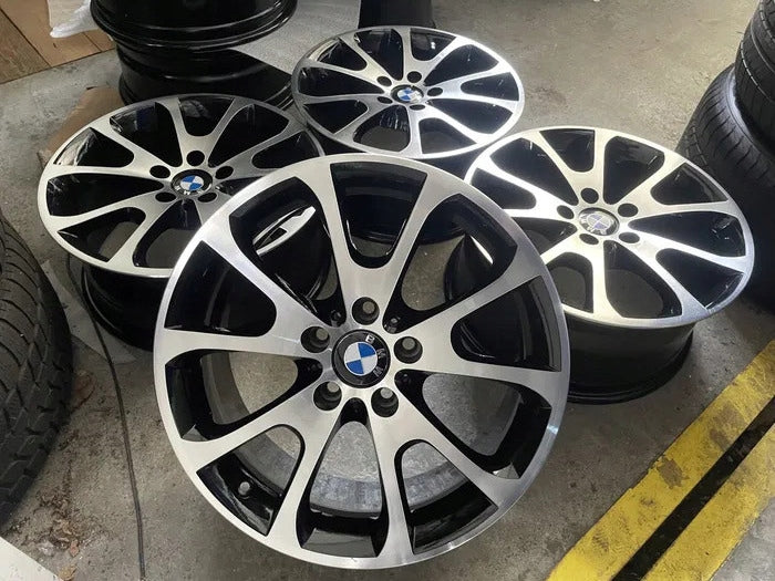 4x Alufelge 18 Zoll 8.5" 5x120 47ET Glanz Silber 6796251 BMW 3 F30 F31 Rim Wheel FEL5103200125ub