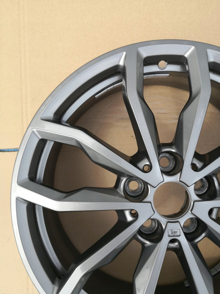 1x Alufelge 18 Zoll 6.5" 5x112 41ET Glanz Graphit 6877550 BMW F39 X1 F48 FEL5375826102jf