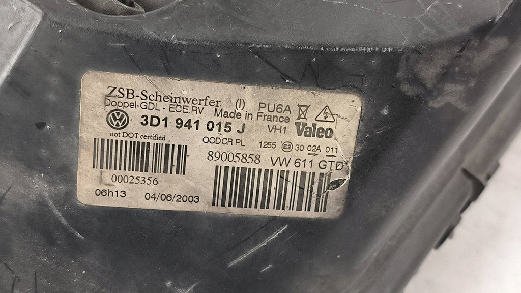 Frontscheinwerfer VW Phaeton 3D1941015J Links Scheinwerfer Headlight SCH1804919173mj