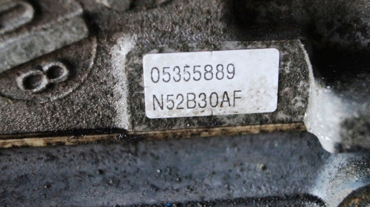 Motor BMW E90 N52B30AF N52B30A N52 3.0 258PS 191TKm 2005 Benzin Unkomplett MOT2904693825ve