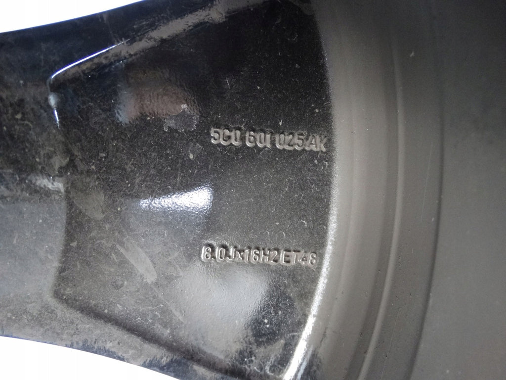 1x Alufelge 18 Zoll 8.0" 5x112 48ET Glanz Schwarz 5C0601025AK VW Beetle FEL1416698846pd