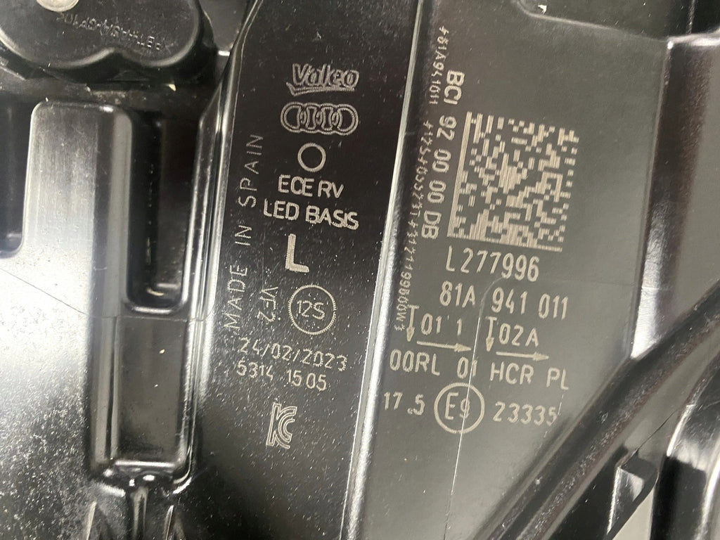 Frontscheinwerfer Audi Q2 81A941011 Full LED Links Scheinwerfer Headlight SCH5972260279en