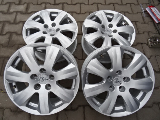 4x Alufelge 16 Zoll 7.0" 5x112 42ET Audi A4 A8 Passat Rim Wheel FEL1298953779ds
