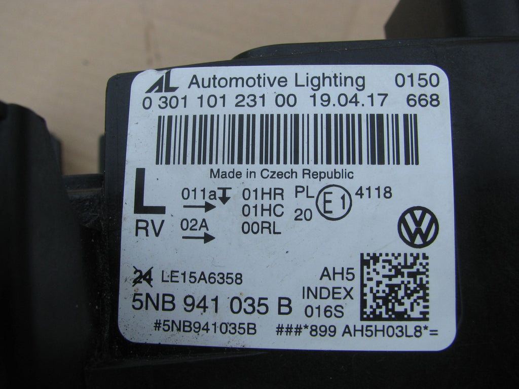 Frontscheinwerfer VW Tiguan 5NB941035B Full LED Links Scheinwerfer Headlight