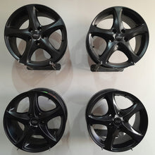 Laden Sie das Bild in den Galerie-Viewer, 4x Alufelge 16 Zoll 7.0" 5x108 45ET Schwarz KBA48860 Ford Focus Rim Wheel FEL6236510287cl
