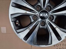 Load image into Gallery viewer, 1x Alufelge 16 Zoll 6.0" 5x114.3 51ET Glanz Graphit 529101P650 Kia Venga Mg FEL6524467843tb
