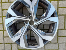 Load image into Gallery viewer, 1x Alufelge 20 Zoll 8.0" 5x114.3 40ET Glanz Schwarz 403001493R Alpine I FEL9617370533kr