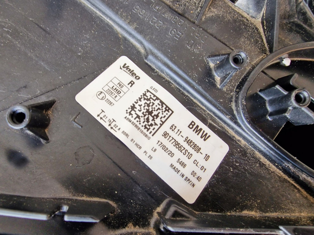 Frontscheinwerfer BMW 1 F40 9482808-10 LED Rechts Scheinwerfer Headlight