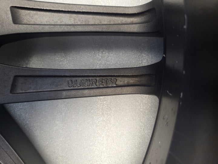 1x Alufelge 19 Zoll 9.0" 5x112 52ET Matt Grau 8J0601025N 8J0601025AG Audi Tt FEL2678218296jm