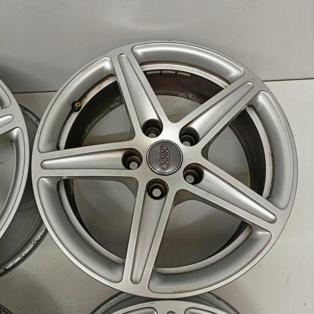 4x Alufelge 16 Zoll 7.0" 5x112 35ET Glanz Silber 8W06001025EF Audi A4 B9 FEL5112257702qj