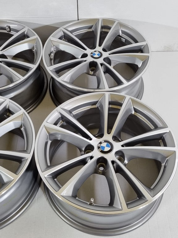 1x Alufelge 17 Zoll 7.5" 5x112 27ET Glanz Graphit BMW G31 G30 Rim Wheel FEL7242730095vm