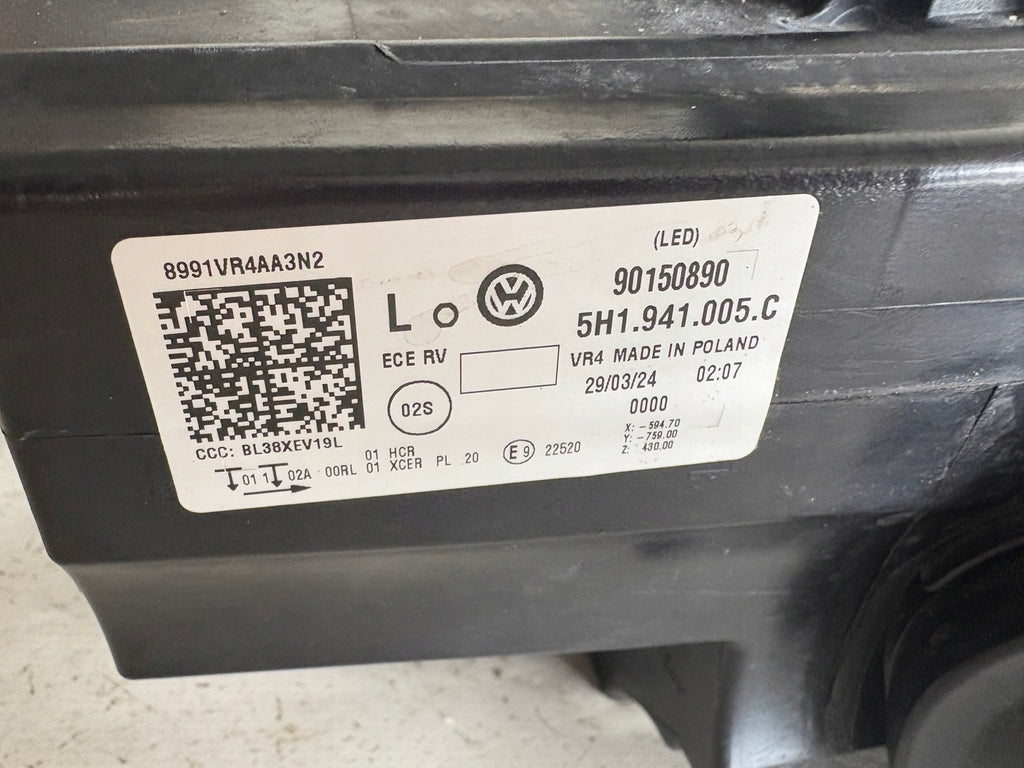 Frontscheinwerfer VW Golf VIII 5H1941005C LED Links Scheinwerfer Headlight SCH6453386444ov