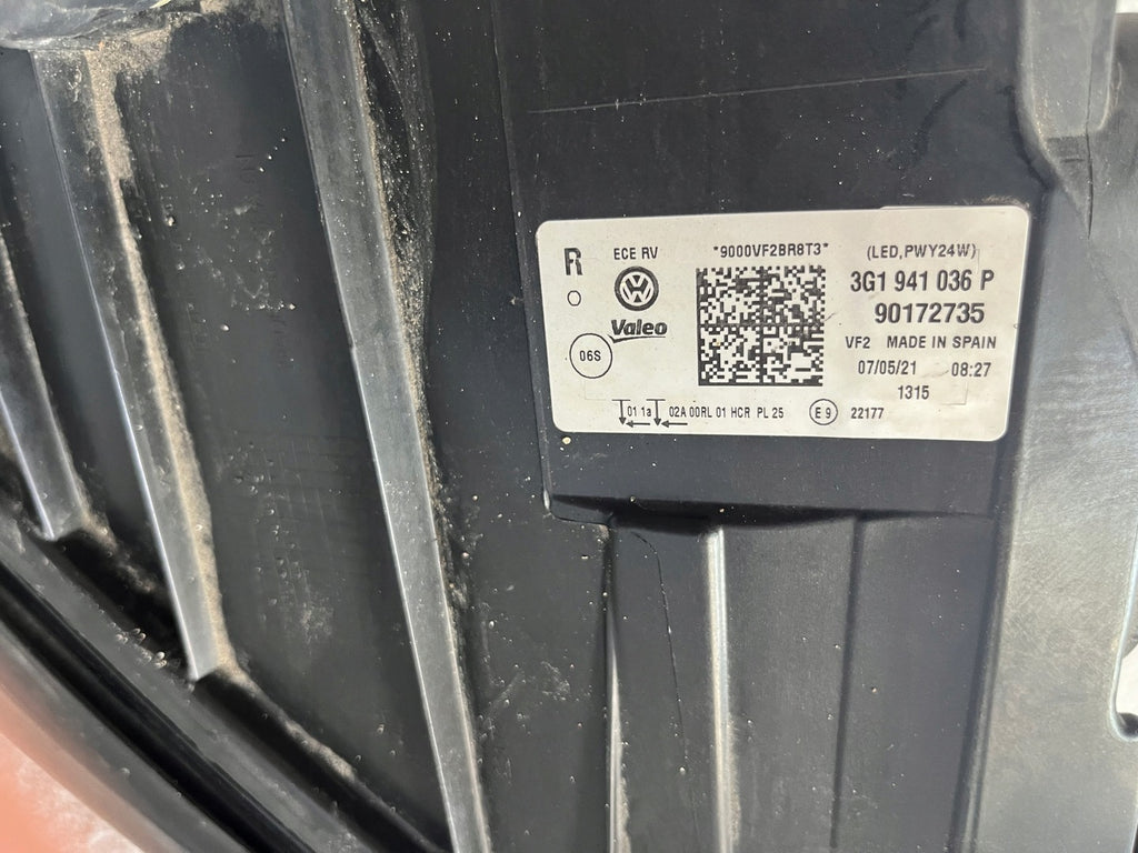 Frontscheinwerfer VW Passat B8 3G1941036P LED Rechts Scheinwerfer Headlight SCH8468616812jw