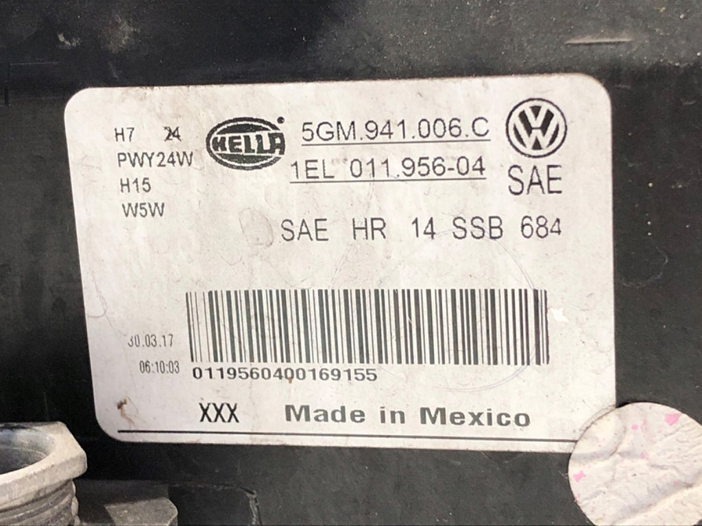 Frontscheinwerfer VW Golf VII Ein Stück (Rechts oder Links) Headlight SCH9156279724bm