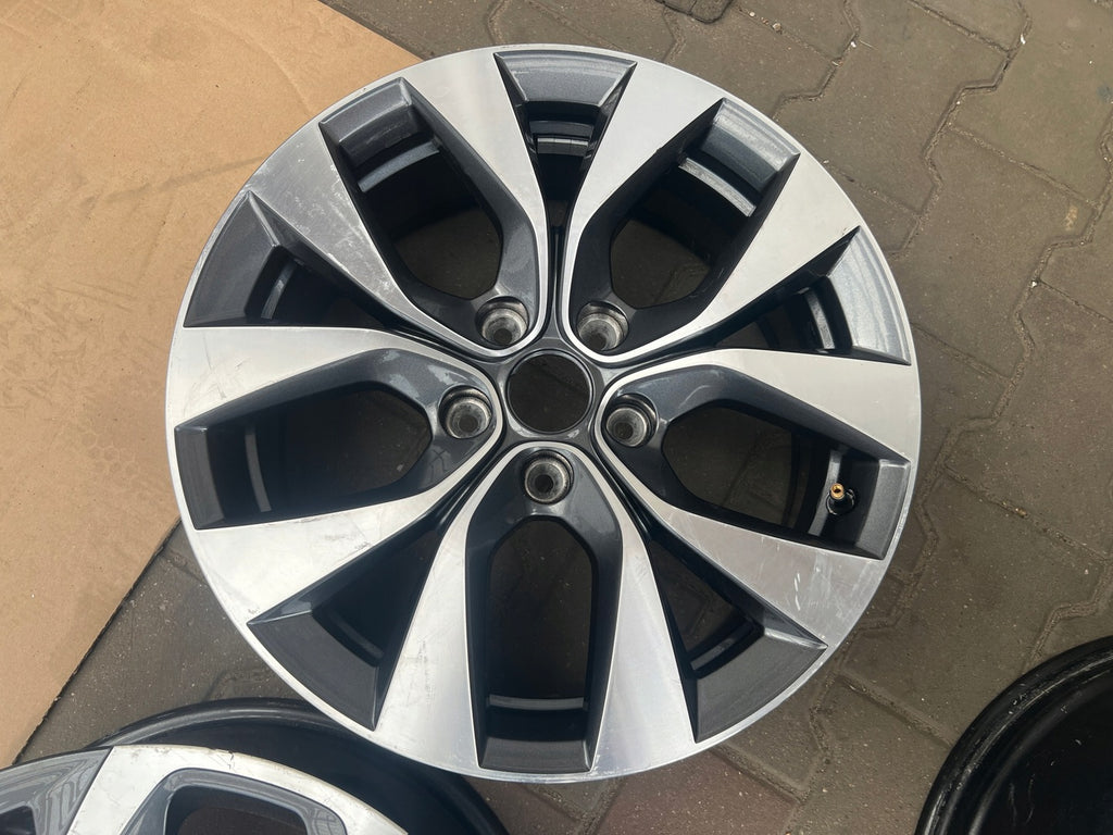 1x Alufelge 17 Zoll 7.0" 5x114.3 35ET Glanz Schwarz 403009172 Mg Megane 1