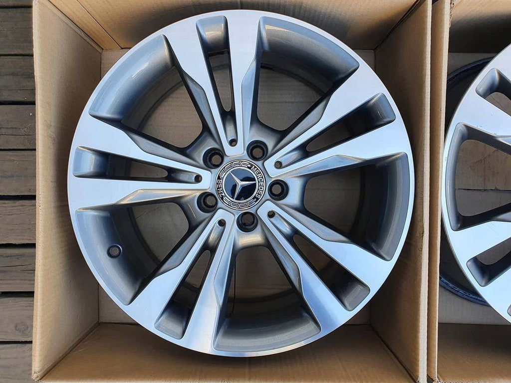 4x Alufelge 18 Zoll 7.5" 5x112 44ET Glanz Graphit A2054012802 Mercedes-Benz Mg FEL8147903143hd