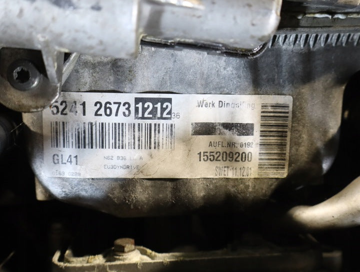 Motor BMW 7 E65 N62B36 N62B36A 3.6 272PS 200kW 2002 Benzin Engine Unkomplett MOT2404129539rp