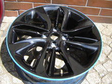 Laden Sie das Bild in den Galerie-Viewer, 1x Alufelge 17 Zoll 7.0&quot; 4x100 44ET Glanz Schwarz Opel Corsa Rim Wheel
