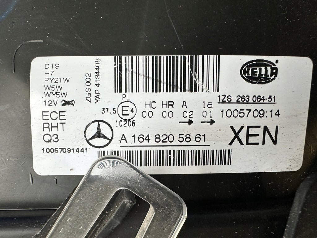 Frontscheinwerfer Mercedes-Benz W164 A1648205861 Links Scheinwerfer Headlight SCH8571611923yl