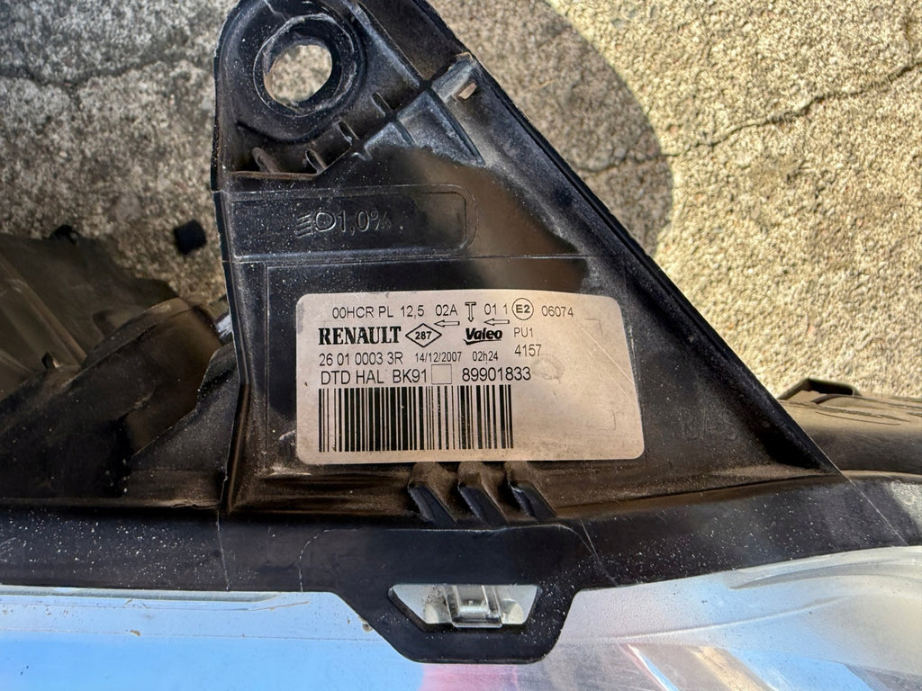 Frontscheinwerfer Renault Laguna III 260100033R 89901833 Rechts Headlight SCH3995733851lk