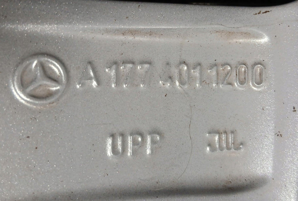 1x Alufelge 17 Zoll 6.5" 5x112 44ET Glanz Silber A1774011200 Mercedes-Benz FEL5940713825ay