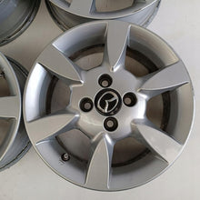 Load image into Gallery viewer, 4x Alufelge 14 Zoll 6.0" 4x100 45ET Glanz Silber DP74V3810 Mazda Demio Rim Wheel FEL4249903365wh