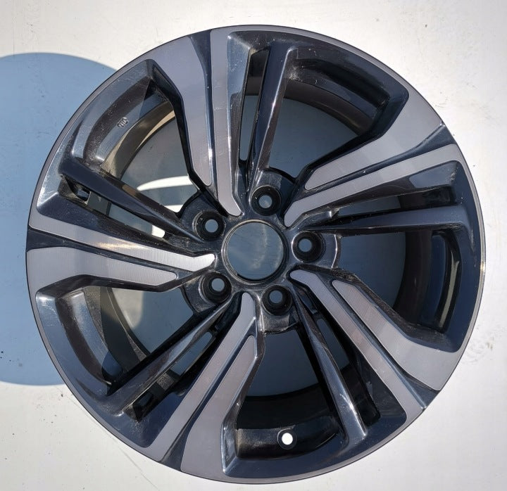 1x Alufelge 17 Zoll 8.0" 5x114.3 50ET Glanz Schwarz Honda I Rim Wheel FEL3919446114xa