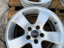 Load image into Gallery viewer, 4x Alufelge 16 Zoll 7.0&quot; 5x112 45ET Glanz Silber Audi C6 A4 Rim Wheel