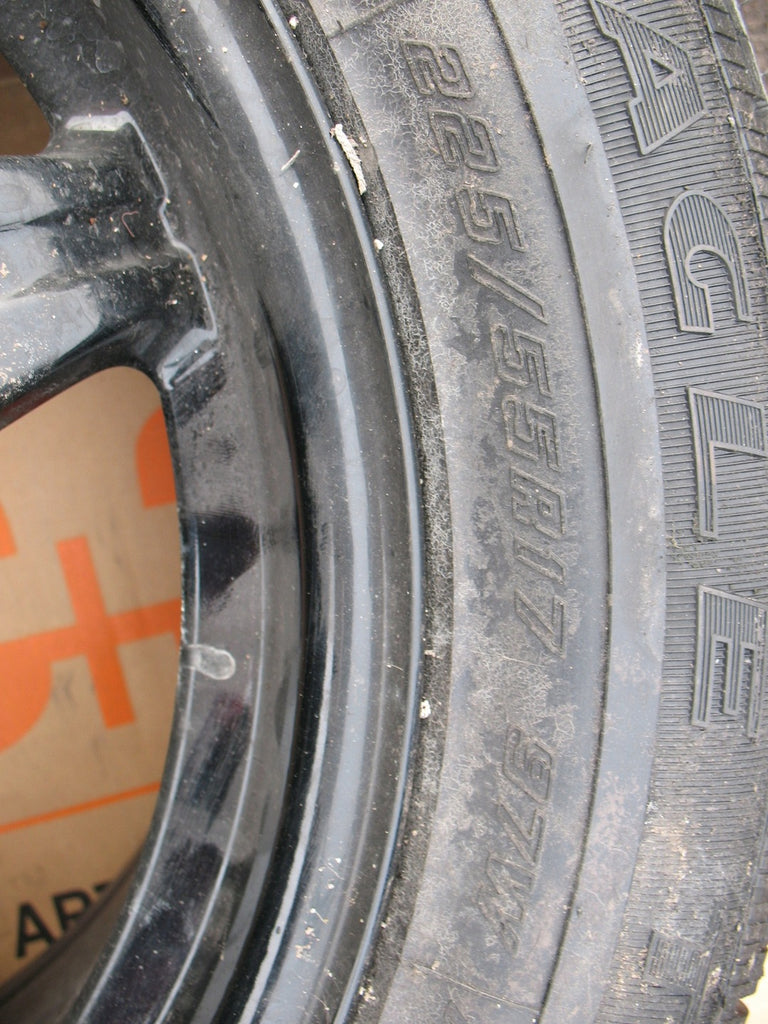 1x Alufelge 17 Zoll 7.5" 5x112 51ET Glanz Schwarz A2204010502 Mercedes-Benz W220