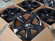 Load image into Gallery viewer, 1x Alufelge 17 Zoll 7.5" 5x120 54ET Schwarz 6855087 BMW 2 Active Tourer F45 F46 FEL4045222742rs
