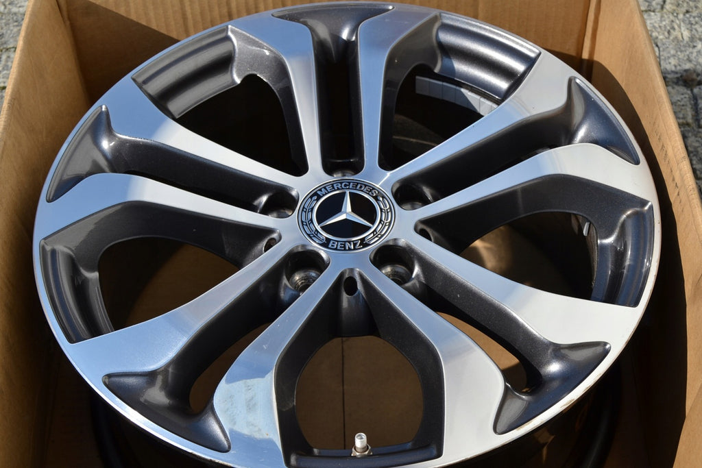 1x Alufelge 17 Zoll 7.5" 5x112 36ET A2534010600 Mercedes-Benz Glc Rim Wheel