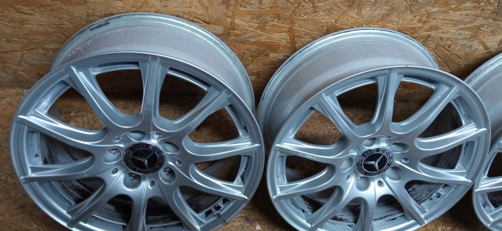 4x Alufelge 16 Zoll 6.5" 5x112 38ET A2054012400 Mercedes-Benz W205 Rim Wheel FEL7622993246fm