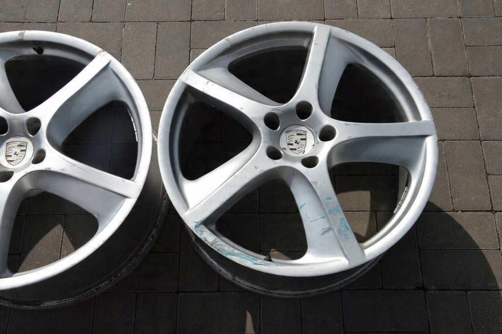 2x Alufelge 22 Zoll 10.0" 5x130 Porsche Cayenne Rim Wheel