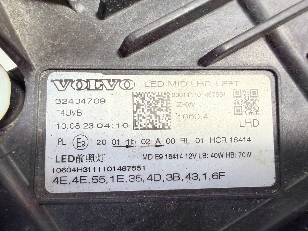 Frontscheinwerfer Volvo Xc60 32404709 Links Scheinwerfer Headlight SCH4555194538fw
