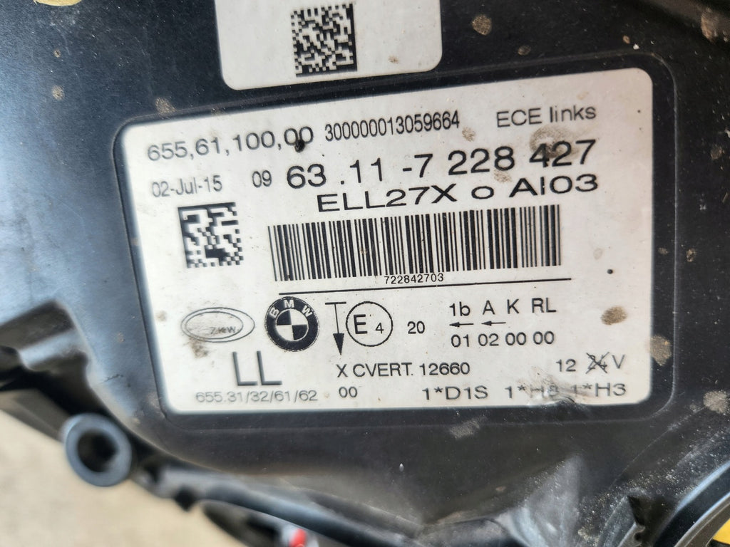Frontscheinwerfer BMW 7 F01 F02 7228427 Xenon Ein Stück (Rechts oder Links) SCH3218082130bu