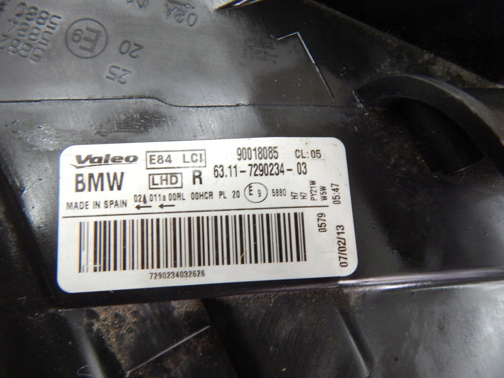 Frontscheinwerfer BMW X1 E84 7290234-03 Rechts Scheinwerfer Headlight SCH1800848705kd