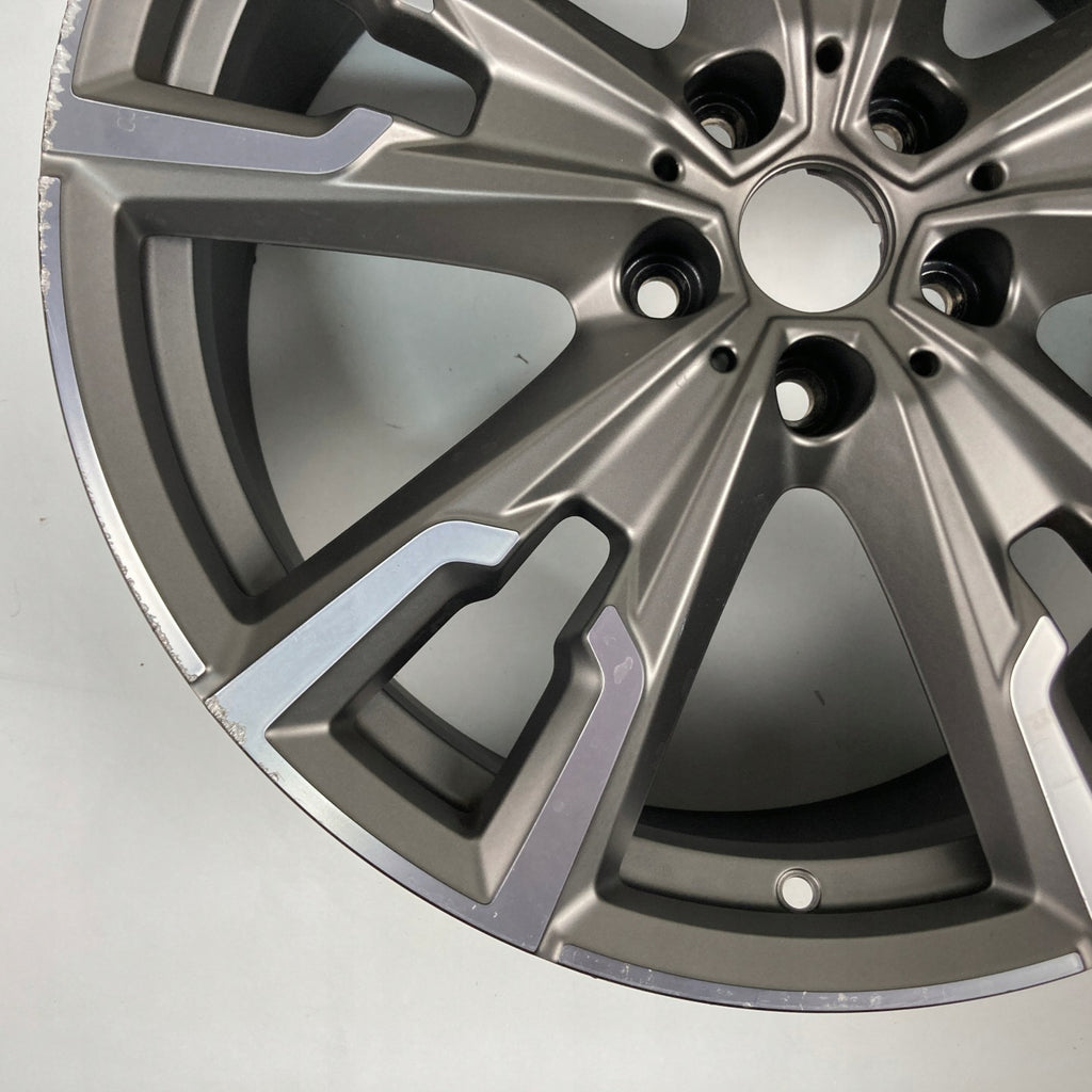 1x Alufelge 20 Zoll 8.0" 5x112 50ET Glanz Grau 8064569 BMW X2 F39 X1 F48 FEL7638720596bj