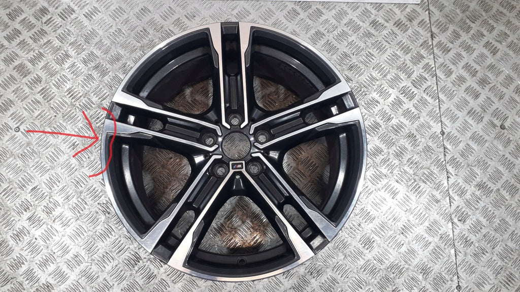 1x Alufelge 18 Zoll 8.0" 5x112 57ET Glanz Graphit 8092352 BMW F40 Mg Rim Wheel FEL2432069452cu
