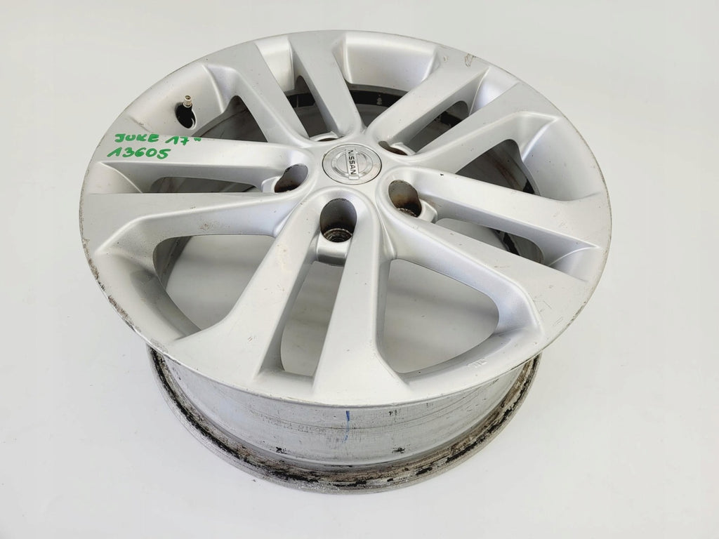 1x Alufelge 17 Zoll 7.0" 5x114.3 47ET Glanz N457017 Nissan Juke Rim Wheel FEL2227552836gu