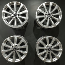 Load image into Gallery viewer, 4x Alufelge 17 Zoll 7.5" 5x112 40ET Glanz Silber A2134011300 Mercedes-Benz W213 FEL6893954323qx