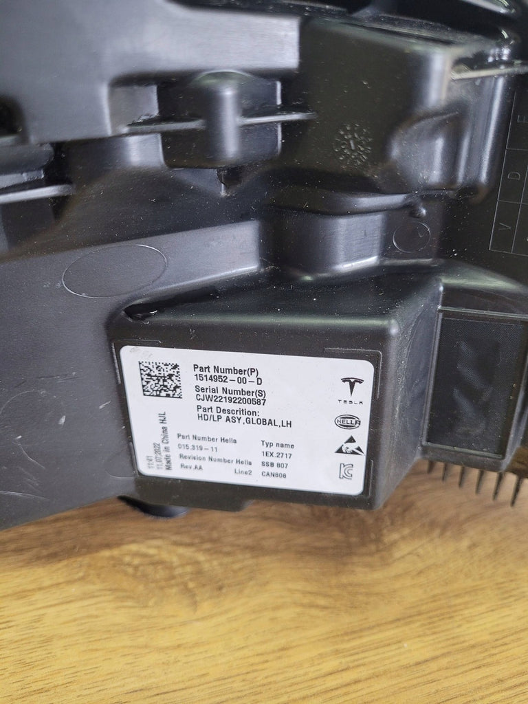 Frontscheinwerfer Tesla Model 1514952-00-C Links Scheinwerfer Headlight