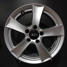 Laden Sie das Bild in den Galerie-Viewer, 4x Alufelge 16 Zoll 6.5" 5x112 38ET Glanz Silber Audi Rim Wheel FEL8313133321gr