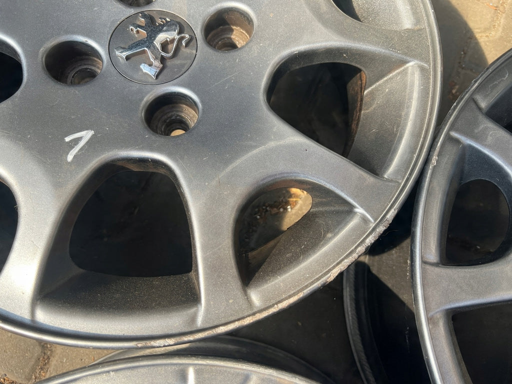 1x Alufelge 14 Zoll 5.5" 4x108 9666427180 Citroën Rim Wheel