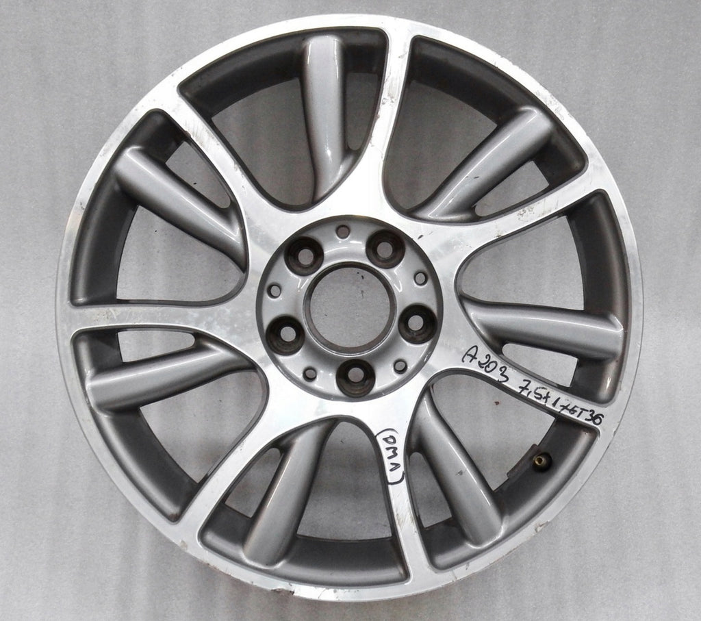 1x Alufelge 17 Zoll 7.5" 5x112 36ET B66474581 Mercedes-Benz S203 C209 W203 R171 FEL4960290186oh