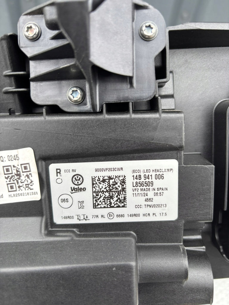 Frontscheinwerfer VW 14B941006 Full LED Rechts Scheinwerfer Headlight SCH9050131599nx